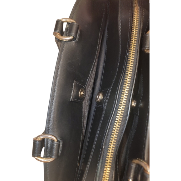 Vintage Coach Lillie Signature Carryall In Signatue Canvas Gold Tone Hardware - Picture 13 of 16